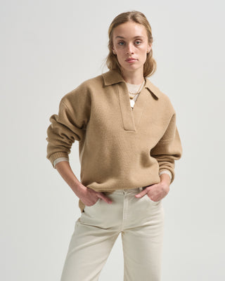 collared pullover sweater