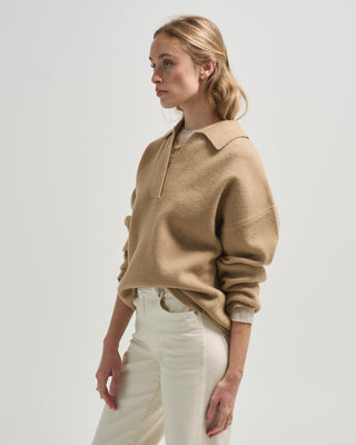 collared pullover sweater