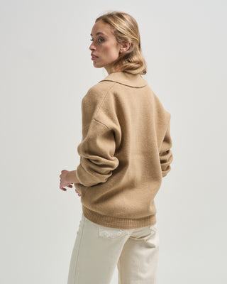 collared pullover sweater