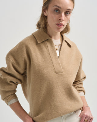 collared pullover sweater