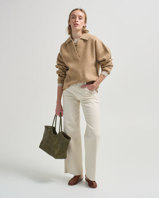 collared pullover sweater