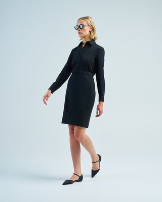 collared sheath dress