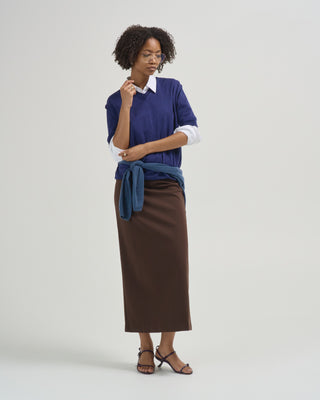 compact ultra stretch knit pencil skirt
