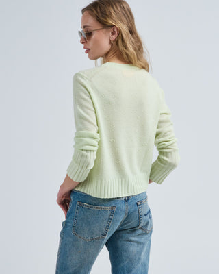 compass shrunken crew sweater