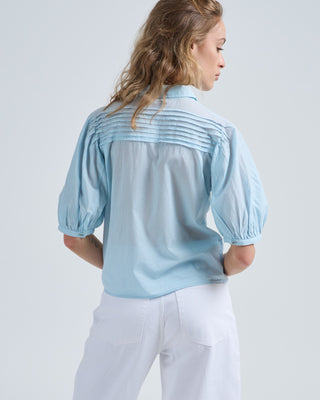 cordelia short sleeve button up top