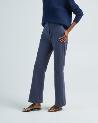 cotton fleece flare pant