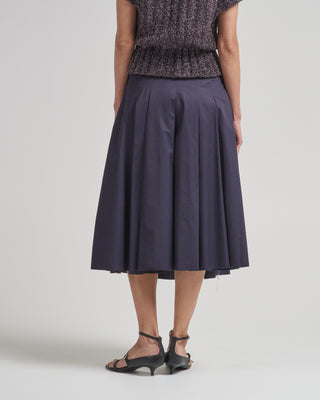 cotton skirt with pleats