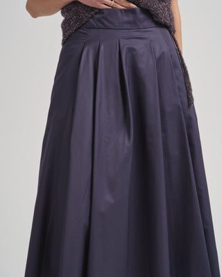 cotton skirt with pleats