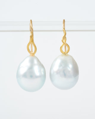 baroque pearl teardrop earrings