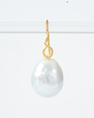 baroque pearl teardrop earrings