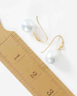 baroque pearl teardrop earrings