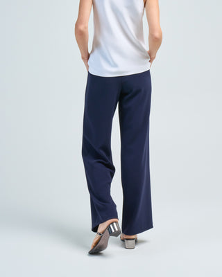 crepe pocket pullup pant