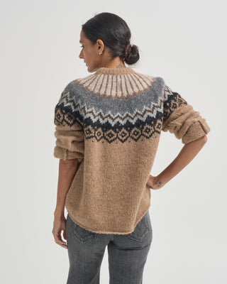 crewneck fairisle sweater