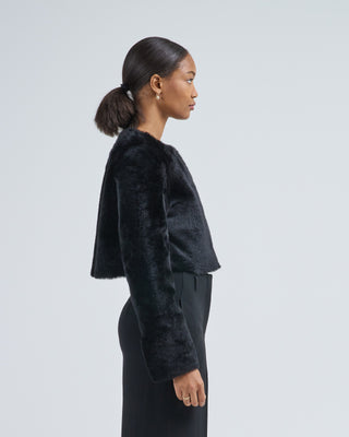 cropped lacon jacket