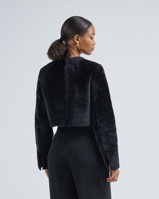 cropped lacon jacket