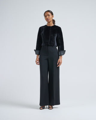 cropped lacon jacket