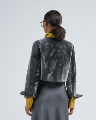 cropped lacon jacket