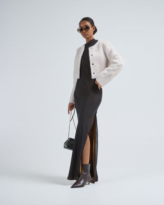 cropped lacon jacket