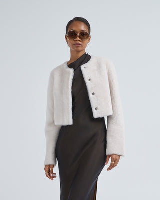 cropped lacon jacket