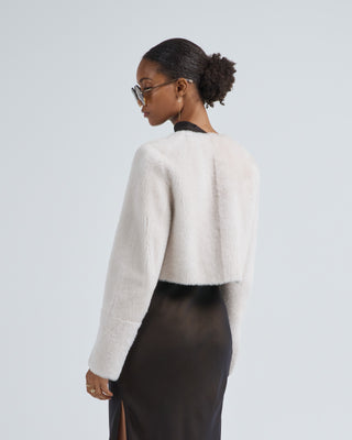 cropped lacon jacket