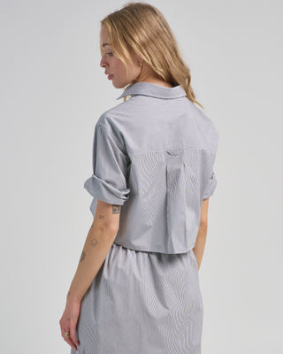 cropped short sleeve shirt