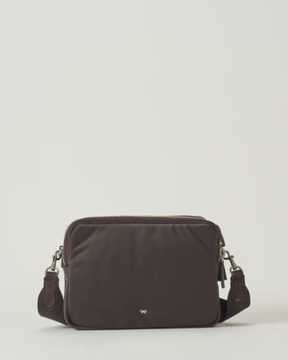 crossbody trio in recycled padded satin