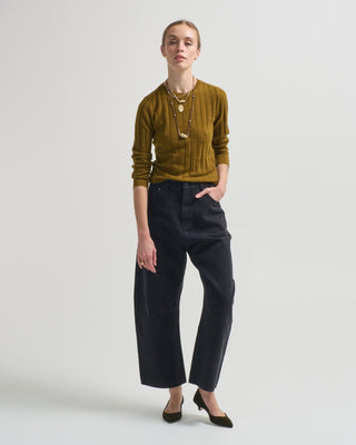 curve legged work trouser