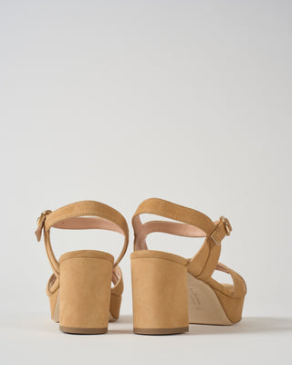 deidre platform suede sandal