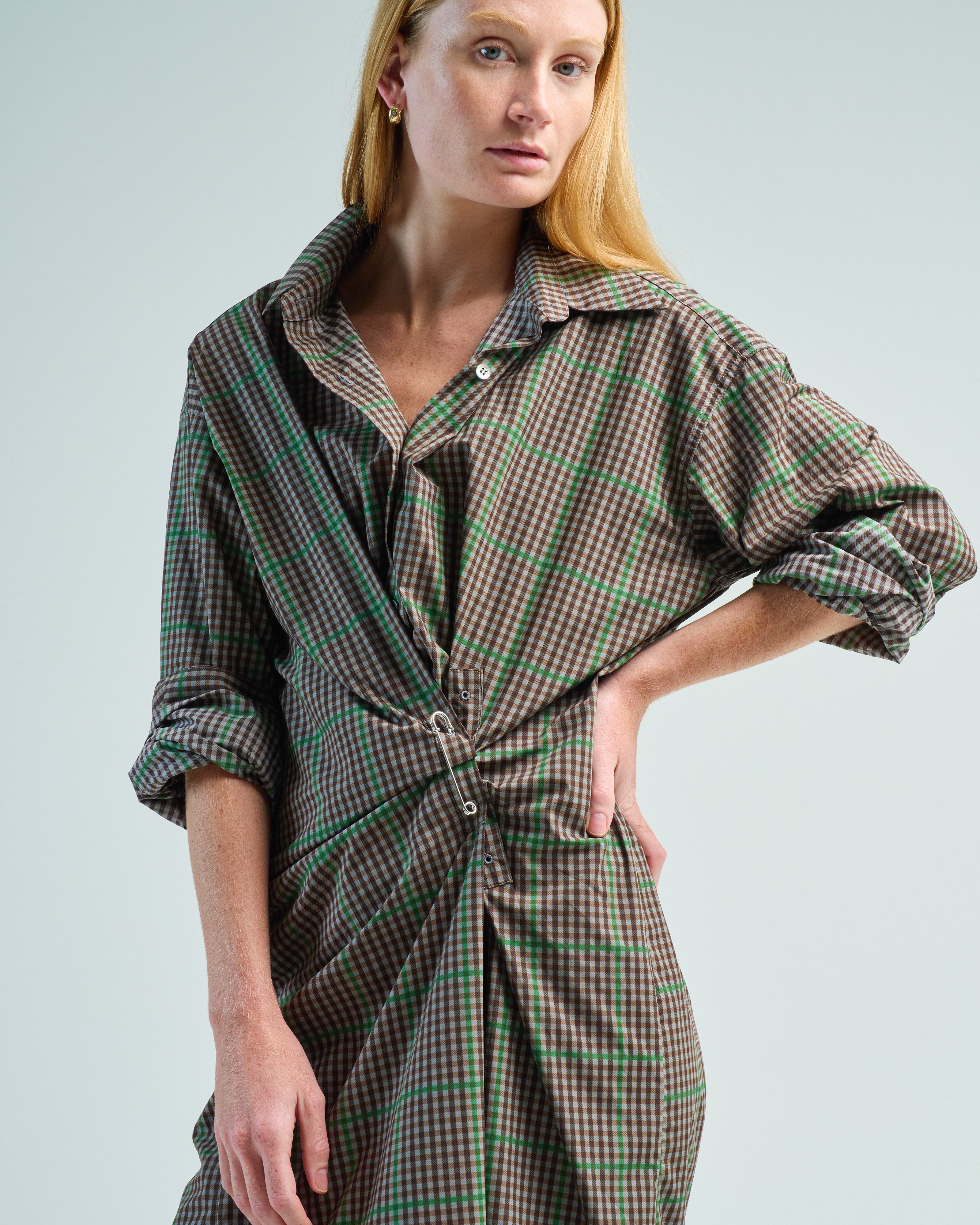 Dries Van Noten Delicks Dress Green Dries Van Noten Delicks Dress Green