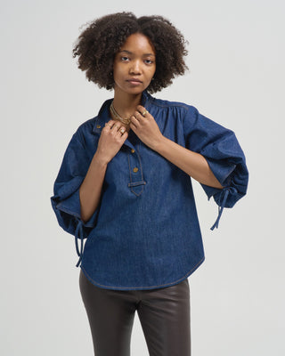 denim billow shirt