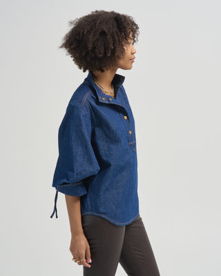 denim billow shirt