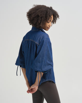 denim billow shirt