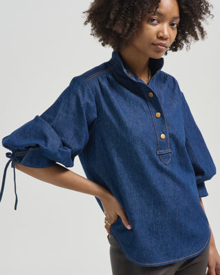 denim billow shirt