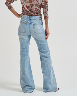 denim slim flare jean