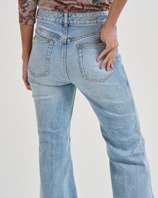 denim slim flare jean