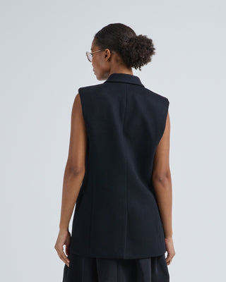 deon sleeveless blazer