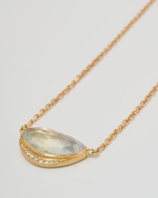 diamond halo necklace