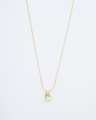 diamond locket charm necklace