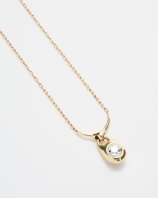 diamond locket charm necklace