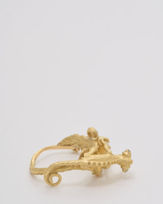 diamond ring with chameleon