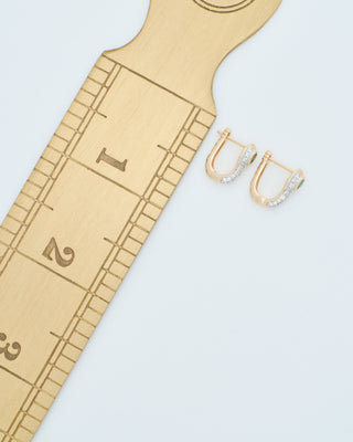 diamondback emerald snake hoops