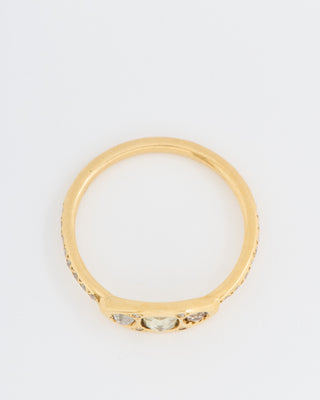 diana ring with diamonds - gold