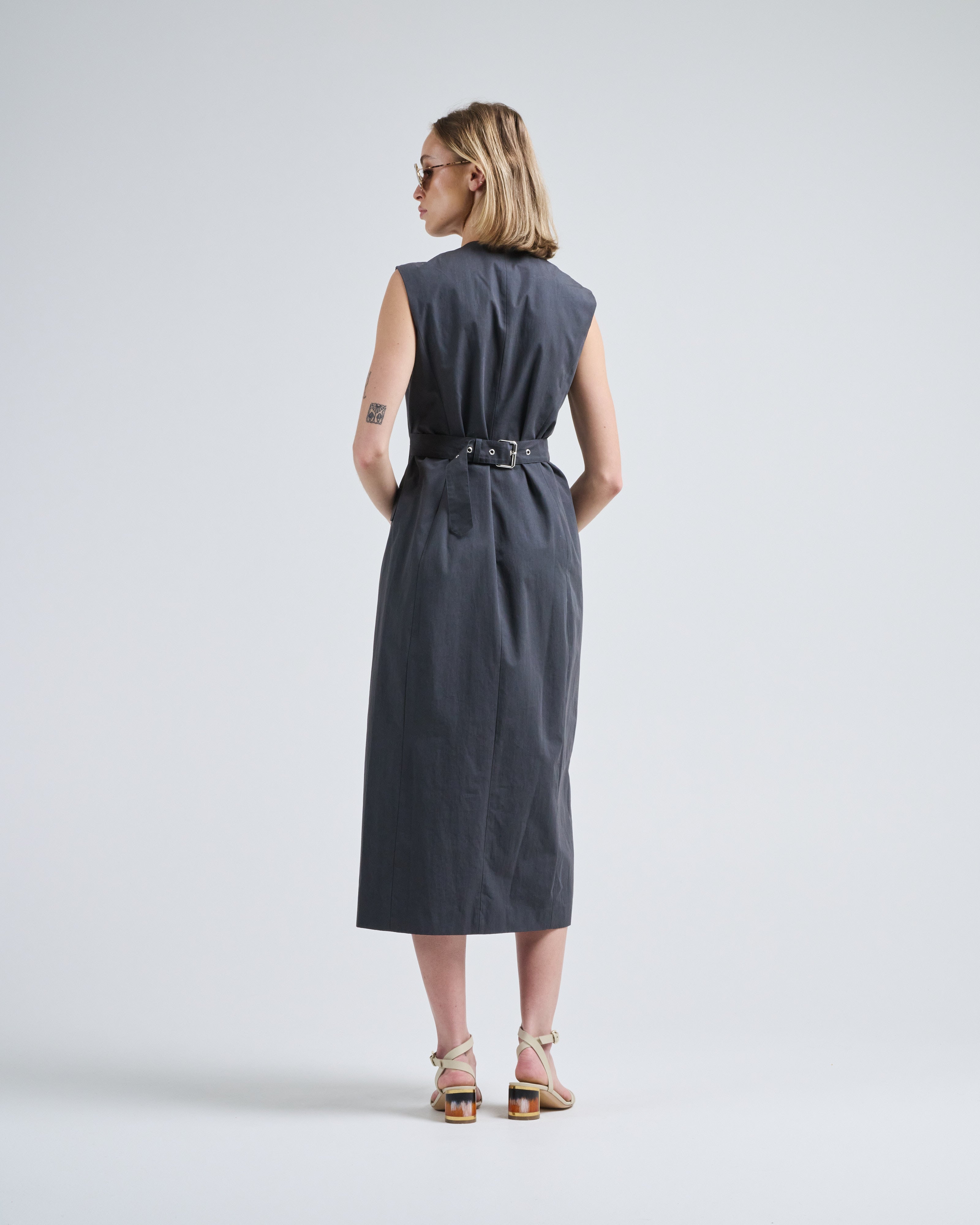 Dries Van Noten Dilby Dress Dark Grey Dries Van Noten Dilby Dress Dark Grey