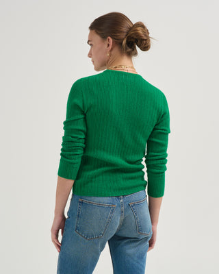 dolie crewneck long sleeve sweater
