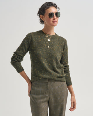 donegal crew neck sweater