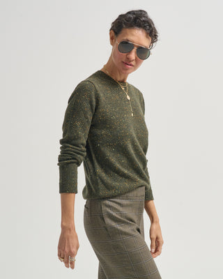 donegal crew neck sweater