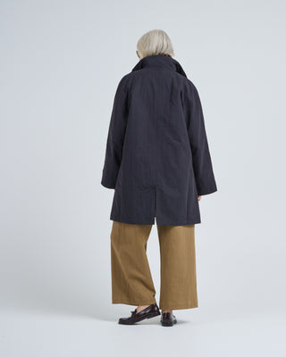 double collar overcoat