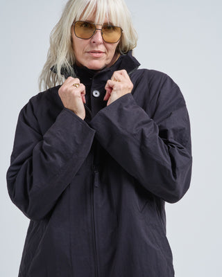 double collar overcoat