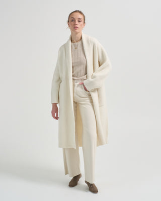 double face long coat