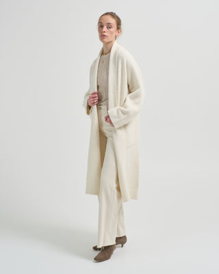 double face long coat